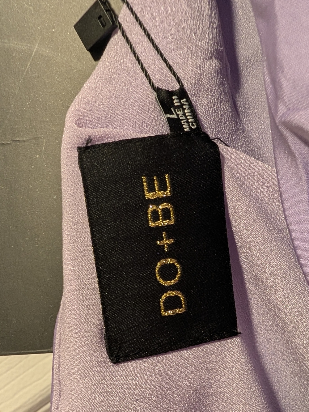 DO+BE Lavender One-Shoulder Draped Formal Dress - Picture 2 of 9
